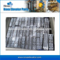 Elevator Shaft Components of Fishpalte for Machined Guide Rials , Cold Drawn Guide Rails & Hollow Guide Rails